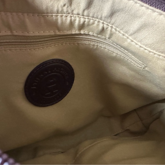 ✨Etienne Aigner Nwt! Medium size Woven Jute bag with Brown leather exterior ✨vtg - Picture 6 of 6